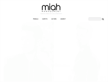 Tablet Screenshot of miahmanagement.com